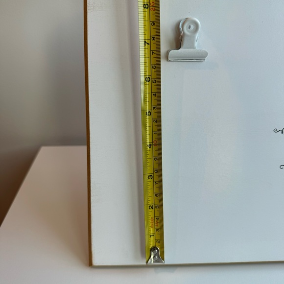 Disney 5” x 7” Photo Holder Board White Mickey Mouse Laugh Imagine Dream - Picture 2 of 8